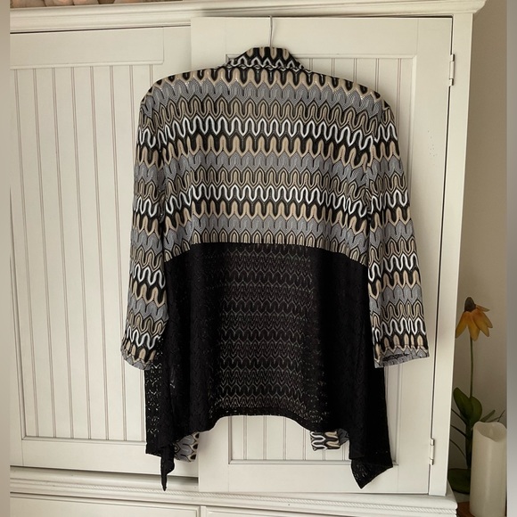 Alfred Dunner Open Weave Lightweight Cardigan 🌸 - Picture 2 of 5